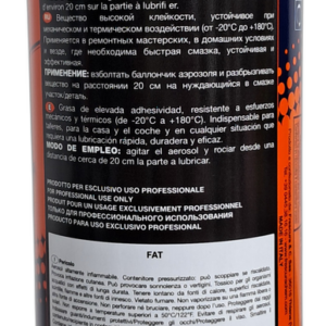 Frescura FAT - Grasso Spray Adesivo Lubrificante per Catene, Ingranaggi e Trasmissioni